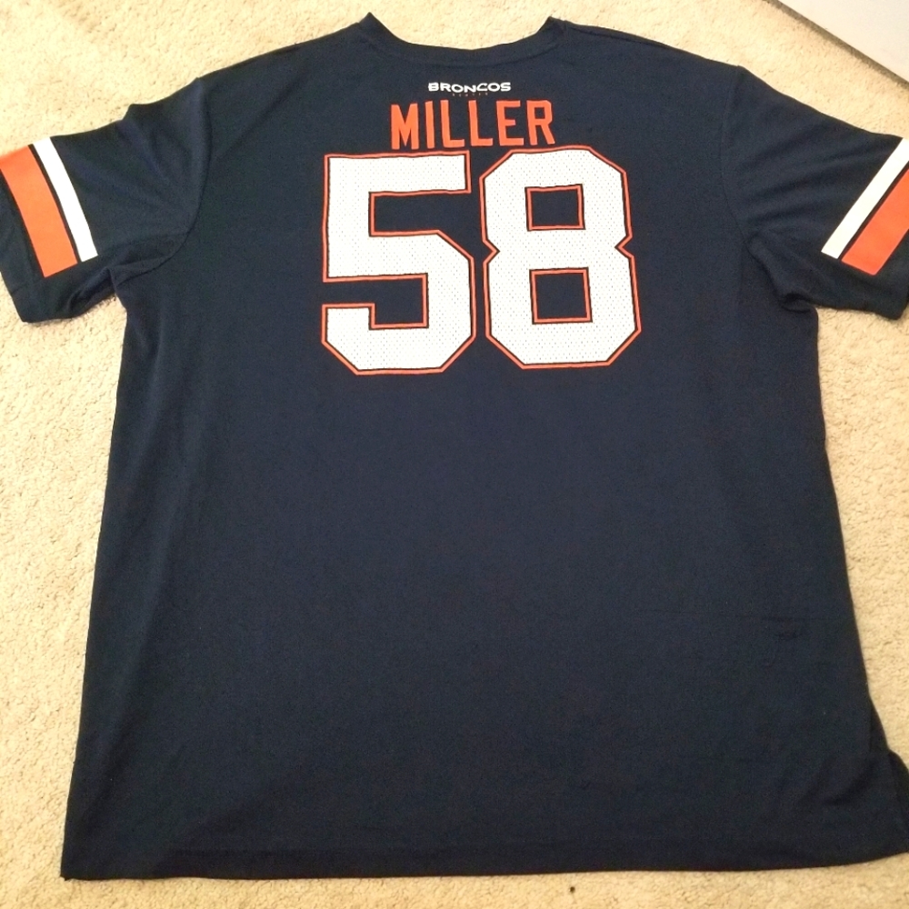 #58 Miller Broncos shirt